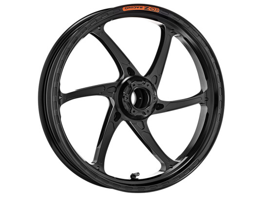 OZ Racing - GASS Aluminum 6 Spoke SET - Gloss Black - Aprilia