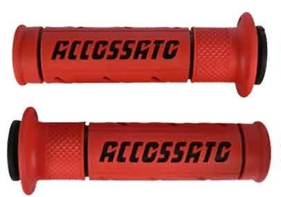 Accossato Racing Grips - Red - GR012R-F