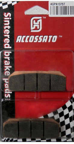 Accossato Brake Pads - Sintered - Front - AGPA137ST