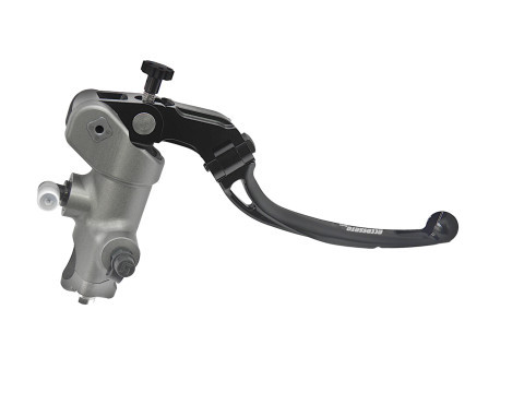 Accossato Radial Brake Master Cylinder PRS 15x17-18-19 With Long Folding Lever-Black