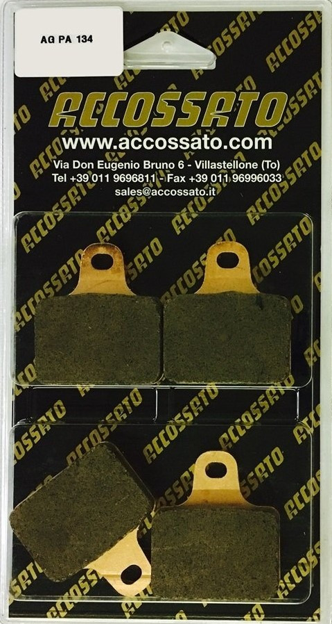 Accossato Brake Pads - Carbon Ceramic - Front - AGPA134ZXC