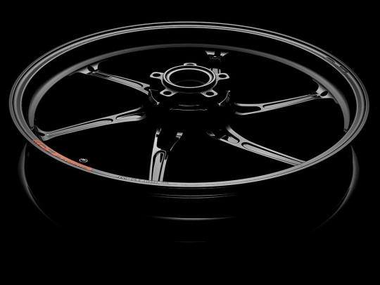 OZ Racing - GASS Aluminum 6 Spoke SET - Gloss Black - Kawasaki