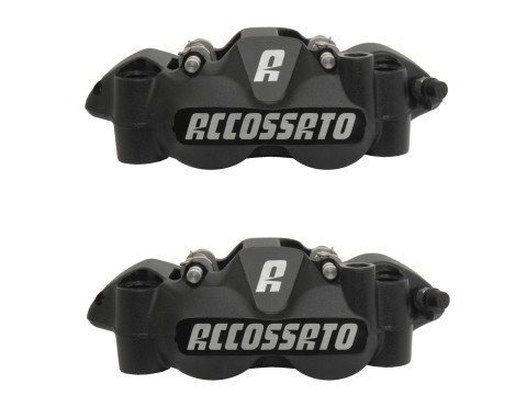 Accossato Forged Radial Caliper Set - 108mm - Black Anodized