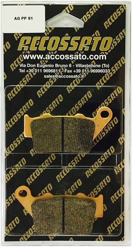 Accossato Brake Pads - Sintered - Rear - AGPP91ST