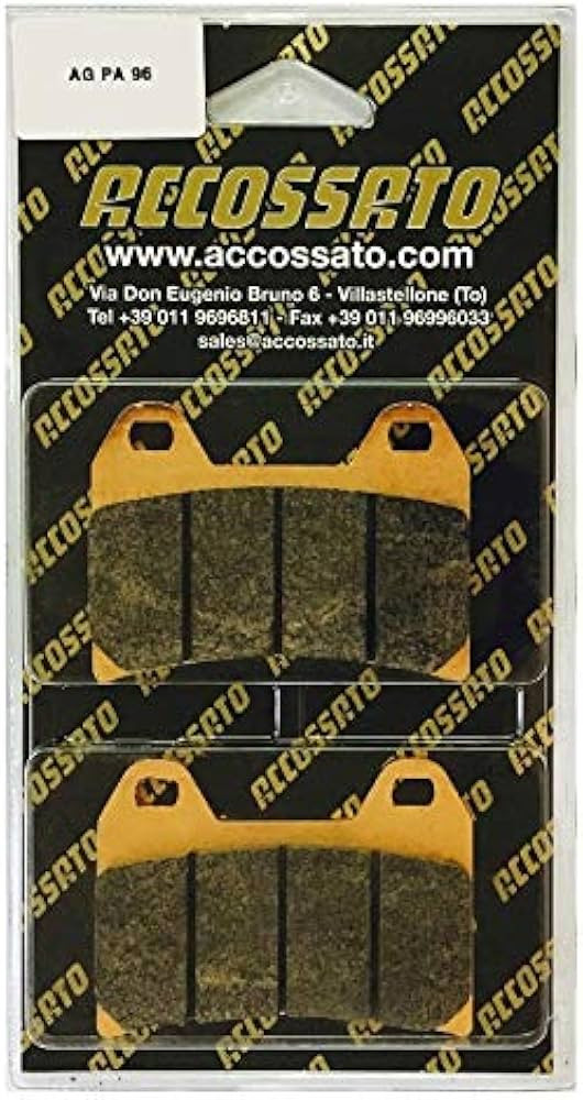 Accossato Brake Pads - Sintered - Front - AGPA96ST