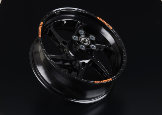 OZ Racing - GASS Aluminum 6 Spoke SET - Gloss Black - Triumph