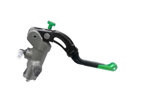 Accossato CNC Radial Brake Pump PRS 19x17-18-19 With medium Revolution Lever-green