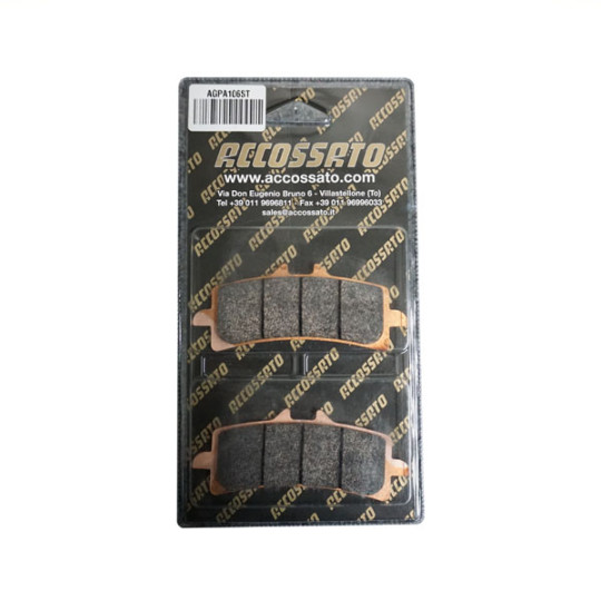 Accossato Brake Pads - Sintered - Front - AGPA106ST