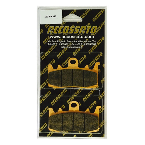 Accossato Brake Pads - Sintered - Front - AGPA177ST