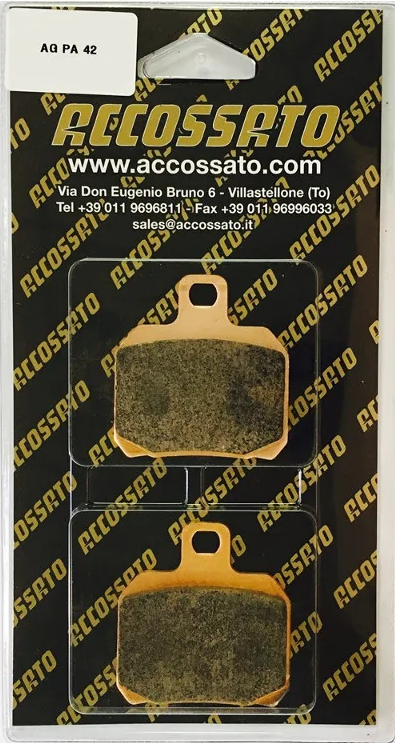 Accossato Brake Pads - Sintered - Front - AGPA42ST