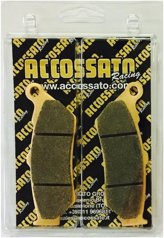 Accossato Brake Pads - Sintered - Front - AGPA92ST