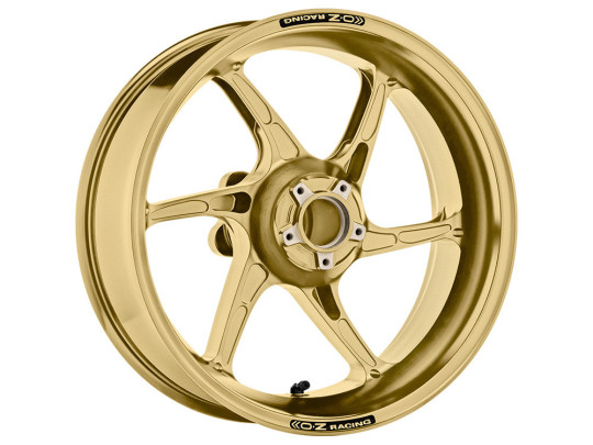 OZ Racing - Cattiva Magnesium 6 Spoke Rear Wheel - GOLD - Aprilia - C6101AP60X5G