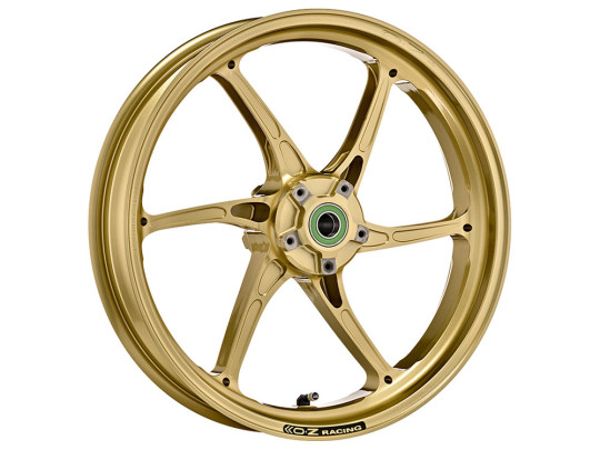 OZ Racing - Cattiva Magnesium 6 Spoke Front Wheel - Gold - Kawasaki - C3238KA35X5G