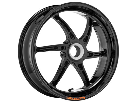 OZ Racing - Cattiva Magnesium 6 Spoke Rear Wheel - Gloss Black - Ducati - C6011DU55X5N