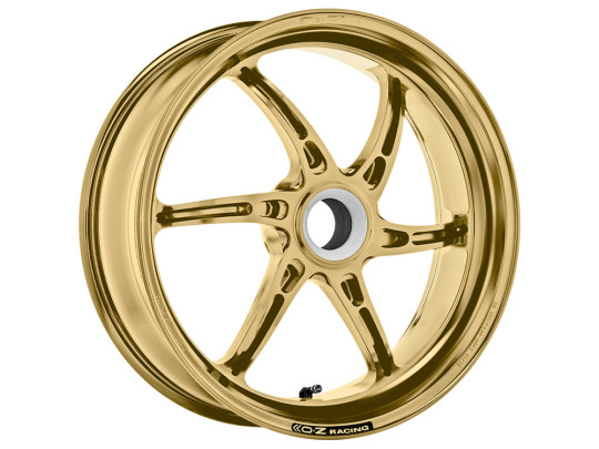 OZ Racing - Cattiva Magnesium 6 Spoke Rear Wheel - GOLD - MV Agusta - C6026MV60X5G