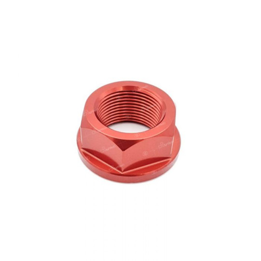 Special Nut 24 X 1.50 Ergal - Red - D003ROS