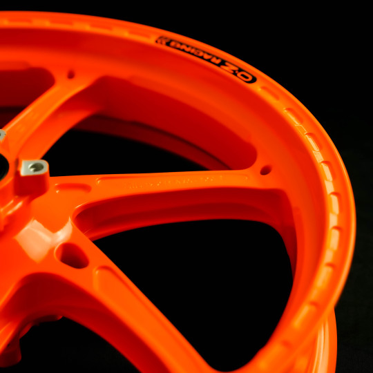 OZ Racing - GASS Aluminum 6 Spoke SET - REPSOL Orange - Honda