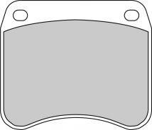 Platinum Front or Rear Brake pads - FDB342P