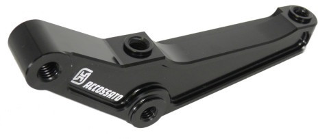 Accossato Front Caliper Bracket 108 mm - Left Side - Harley Davidson