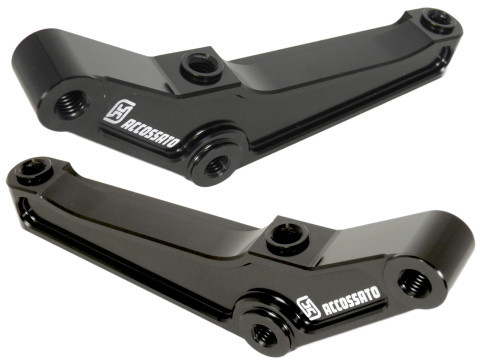 Accossato Front Caliper Brackets 108 mm - Harley Davidson