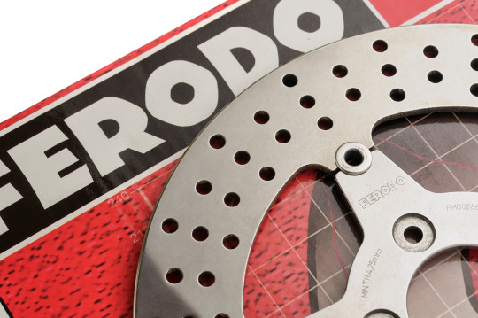 Ferodo - Floating Polished Rotor - Front Applications - XLH, FLH, FXR - FMD0266RPF