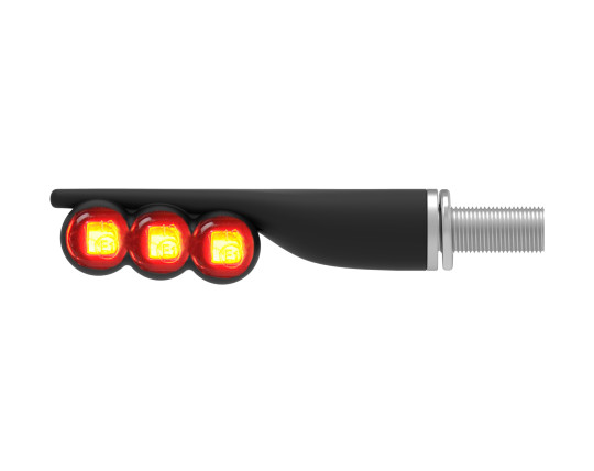 Lightech - LED Turn Signals (Pair) ABS Plastic - Black - 72MM - FRE929NER