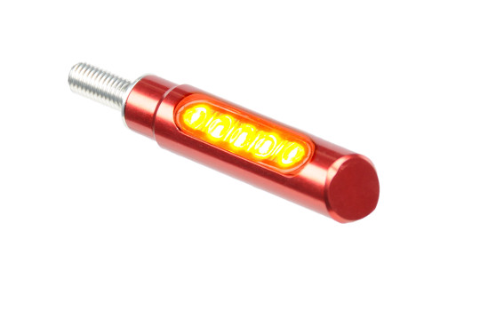Lightech - Aluminum LED Turn Signals (Pair) - Red - 67MM - FRE930ROS