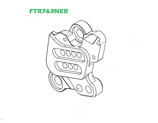 Lightech - Rearset Base Plate - Shifter Side - FTR763NER