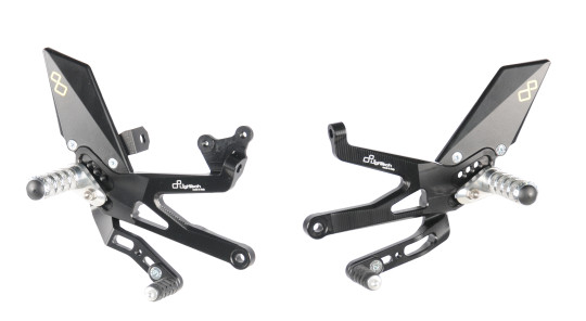 Lightech - Folding Footpegs - Ducati - Panigale V4 - Standard/Reverse - FTRDU012W