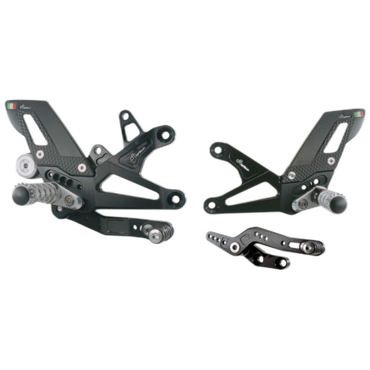 Lightech - Fixed Footpegs - Triumph 765 - Standard and Reverse Shift - FTRTR005