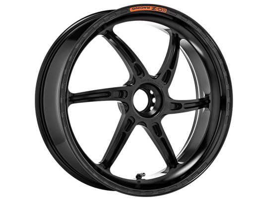 OZ Racing - GASS Aluminum 6 Spoke Rear Wheel - Matte Black - Ducati - H6012DU60Z1M