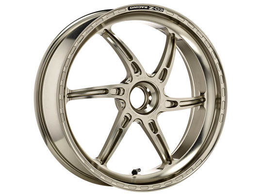 OZ Racing - GASS Aluminum 6 Spoke Rear Wheel - Titanium - Ducati - H6011DU5501T