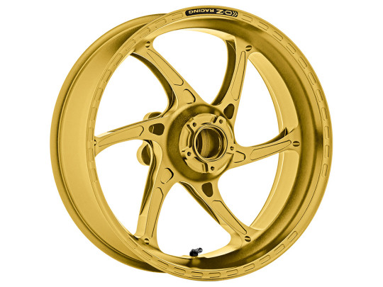 OZ Racing - GASS Aluminum 6 Spoke Rear Wheel - Matte GOLD - Yamaha - H6032YA55Z1G