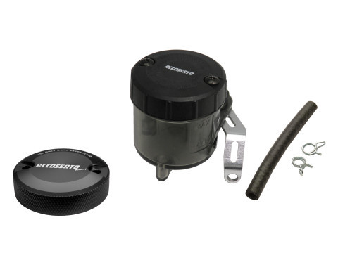 Accossato Mounting Kit Brake & Fluid Reservoir - Black Aluminum cap - 45 ml