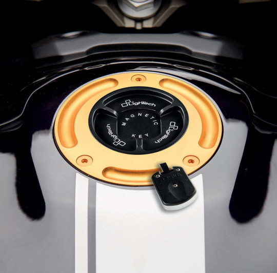 Lightech - Magnetic Fuel Caps - Kawasaki - Gold - TK15N/O