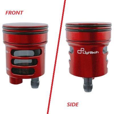 Lightech - Fluid Tank For Brake and Clutch - 16cm - RED - OBT007ROS