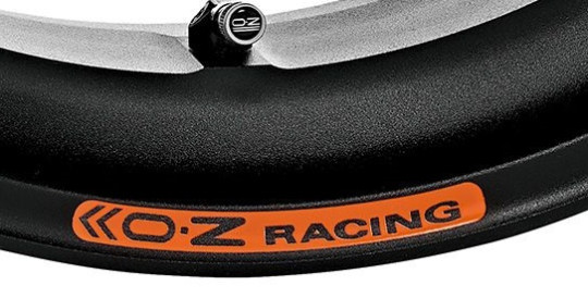 OZ RACING - WHEEL STICKER - ORANGE - RIGHT DIRECTION