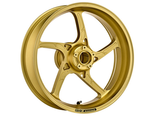 OZ Racing - PIEGA Aluminum 5 Spoke Rear Wheel - GOLD - BMW R1200GS - P6166BM55Z1G