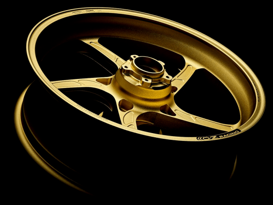 OZ Racing - PIEGA Aluminum 5 Spoke Rear Wheel - Matte GOLD - Ducati - P6009DU55Z1G