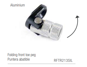 Lightech - Folding Front Toe Peg - RFTR213SIL