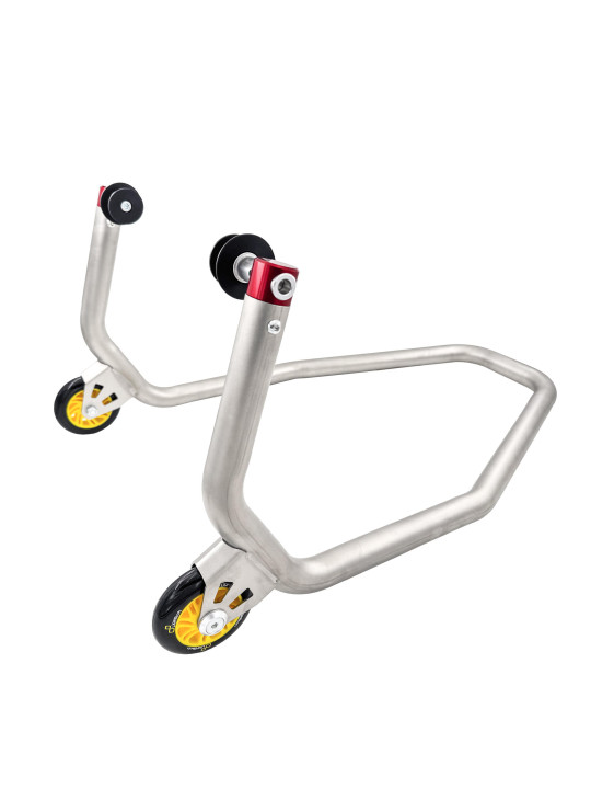 Lightech - Rear Stand with Rollers - Stainless Steel - RSS005R