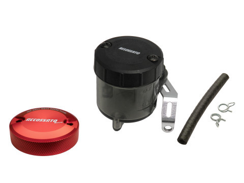 Accossato Mounting Kit Brake & Fluid Reservoir - Red aluminum cap - 45 ml