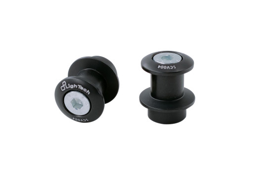 Lightech - Swingarm Spools - M6 - Black - SCV003NER