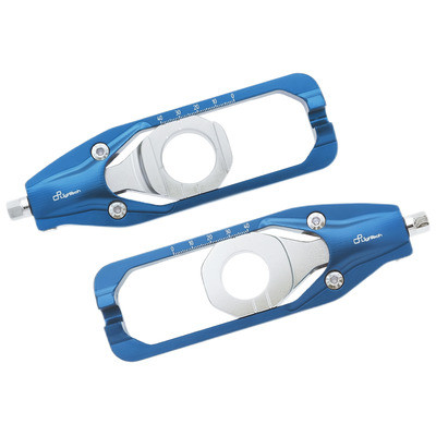 Lightech - Chain Adjusters - Cobalt Blue - Suzuki - TESU007COB