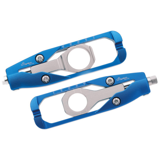 Lightech - Chain Adjusters - Yamaha - Cobalt Blue - TEYA010COB