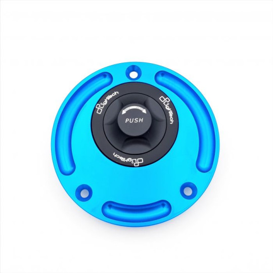Lightech - Rapid Locking Fuel Caps - Cobalt Blue - TR26N/C
