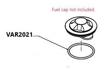 Lightech - Fuel Cap Outer O-Ring - VAR2021