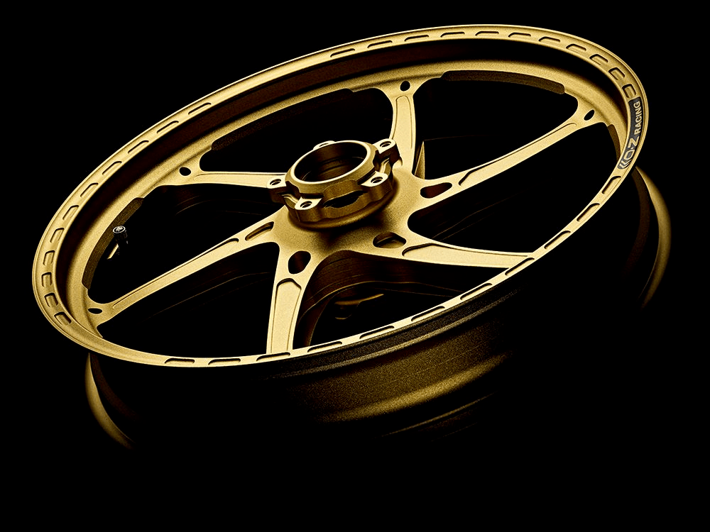 OZ Racing - GASS Aluminum 6 Spoke Front Wheel - Matte GOLD