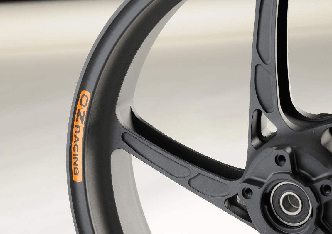 OZ Racing - PIEGA Aluminum 5 Spoke Rear Wheel - Matte Black 